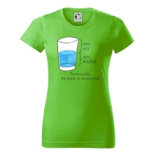 Technically, the glass is always full Technically, the glass is always full