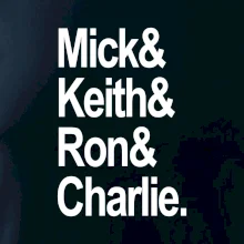 Mick Keith Ron Charlie