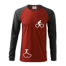 Mapa ČR + kolo na prsu Mapa ČR + kolo na prsu