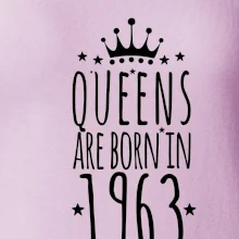 Queens are born in 1963