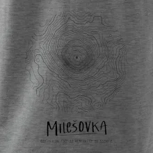 Milešovka - vrstevnice v kruhu