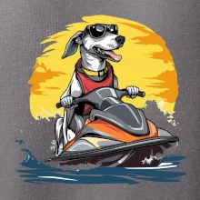 Chrt na vodnom skútri