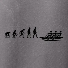 Evolúcia veslovanie 3 ľudia