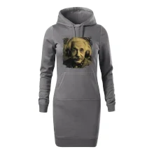 Albert Einstein so slúchadlami Albert Einstein so slúchadlami