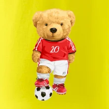 Futbalista medvedík číslo