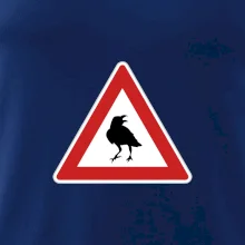 Dopravná značka - Pozor havran