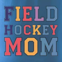 Field hockey mom - športové písmo
