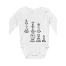 Šachové figúrky kreslené