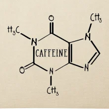 Caffeine molekuly Caffeine molekuly