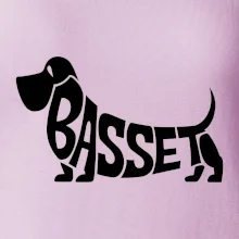 Basset nápis v tele