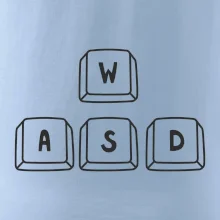 WASD klávesy - prso