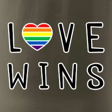 Love wins nápis