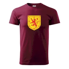 Škótsky lev na hrudi