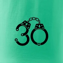 Narodeninové tričko pre policajta - putá 30