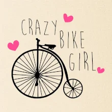 Crazy bike girl