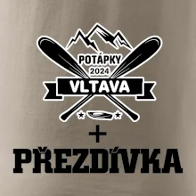 K vode - pádla hory (vlastný nápis)