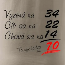 Vyzerá, cíti sa, chová sa - 70 rokov Vyzerá, cíti sa, chová sa - 70 rokov
