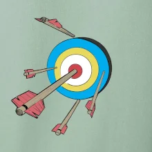 Šípy vo farebnom terči