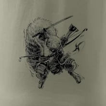 Skica ninja veverička