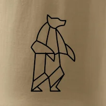 Geometria ľadový medveď stojaci