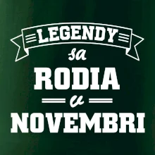 Legendy sa rodia v novembri