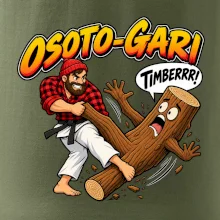 Osoto gari timber judo
