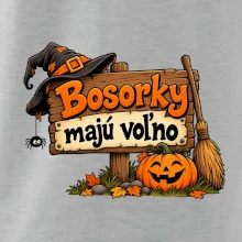 Bosorky majú voľno - tabuľa s tekvicou