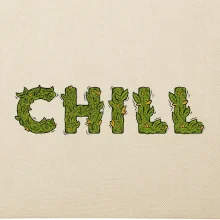 Konopi nápis chill