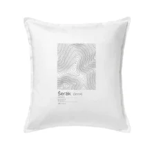 Šerák - vrstevnice v obdĺžniku