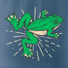 Žaba zelená kreslená