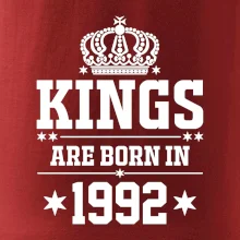 Kings are born in 1992