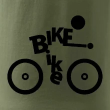 Bike nápis postava