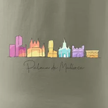 Mallorca - Siluety pamiatok - farebné