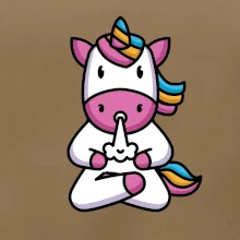 Yoga fučiaci jednorožec