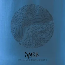 Smrk - vrstevnice v kruhu