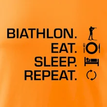 Biathlon Eat Sleep Repeat