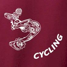 Cycling nápis šikmo