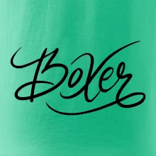 Boxer - nápis okrasný