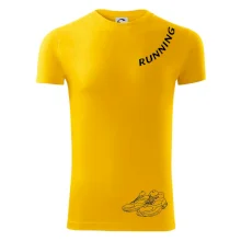 Running nápis šikmo