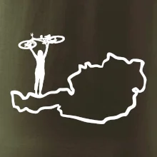 Cyklistka - Mapa Rakúska