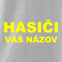 Hasiči - žltý nápis - váš názov zboru Hasiči - žltý nápis - váš názov zboru
