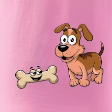 Parové tričko - Pes a kosť