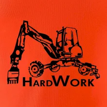 Hard Work kráčajúce rýpadlo