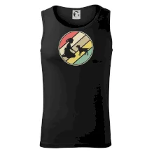 Retro kruh - dievča a šteňa Retro kruh - dievča a šteňa