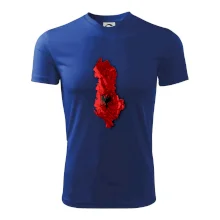 Mapa Albánsko reliéf hôr Mapa Albánsko reliéf hôr