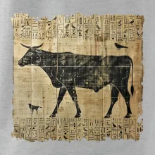Egyptské hieroglyfy krava