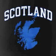 Scotland nápis s mapou Scotland nápis s mapou