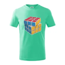 Rubikova kocka kreslená