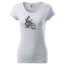 MTB kreslený cyklista