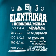 Hodinová mzda elektrikár Hodinová mzda elektrikár